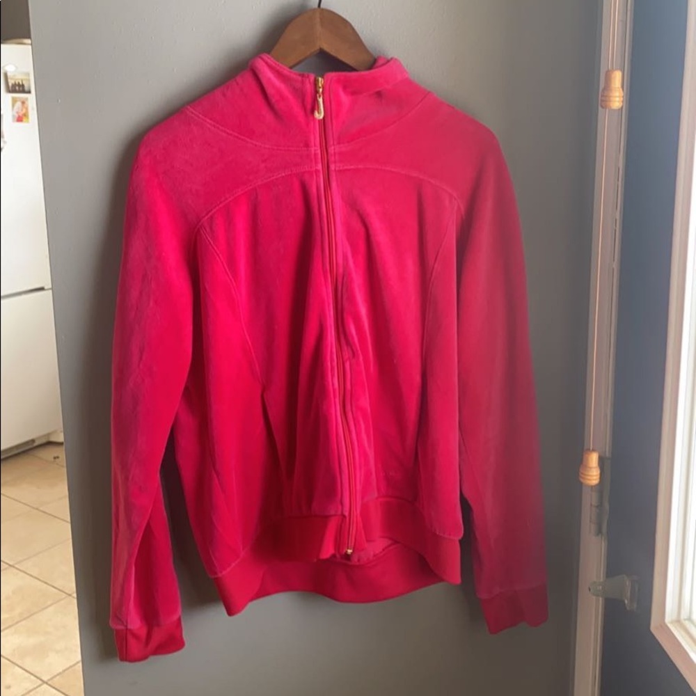 Vintage Pink Juicy Couture Zip Up!